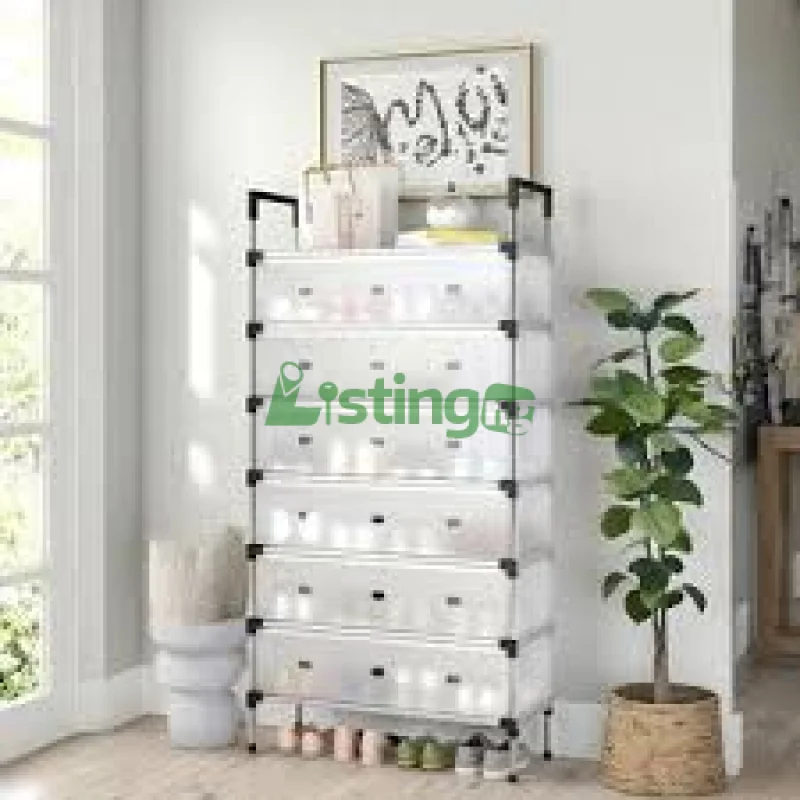 upgraded 7-storey dustproof shoe cabinet
