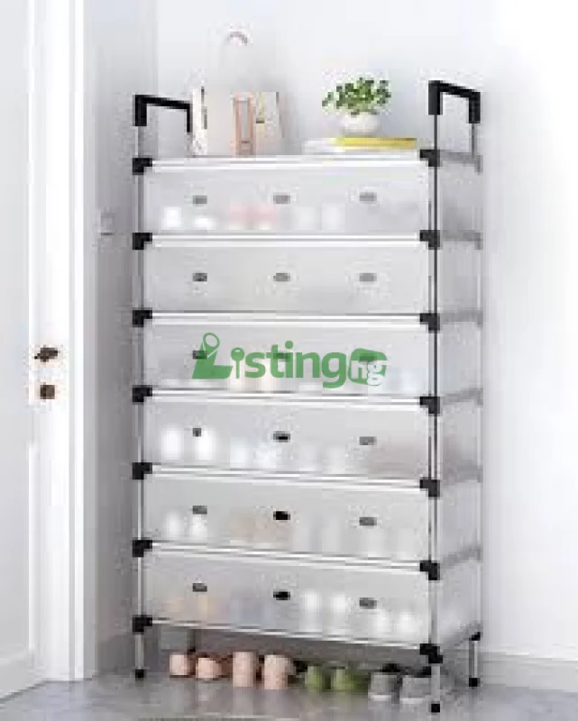 upgraded 7-storey dustproof shoe cabinet