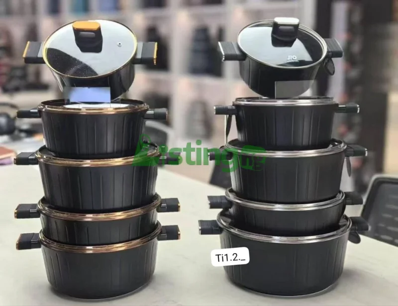 JIO Original 10-piece granite coating cookware set