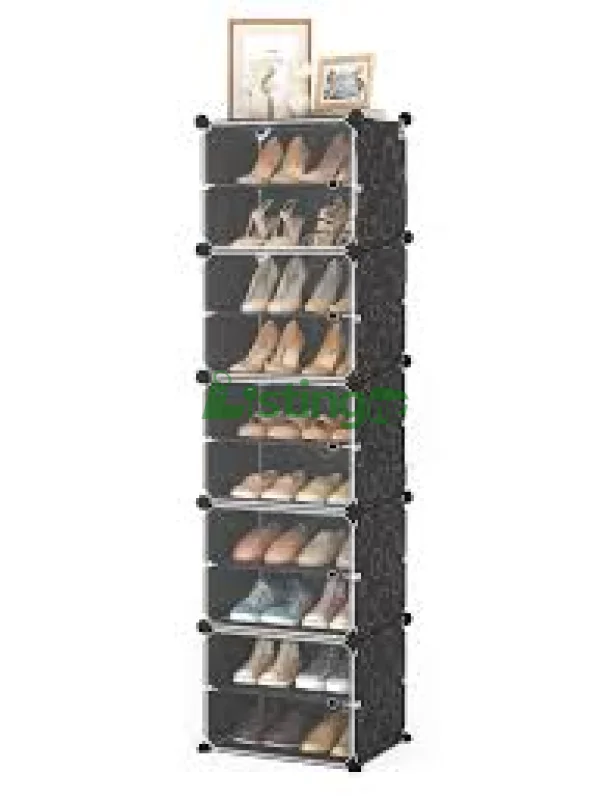 Generic 10 Layers Of Shoe Rack With Cover