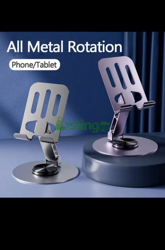 360° rotating metal phone and tablet stand